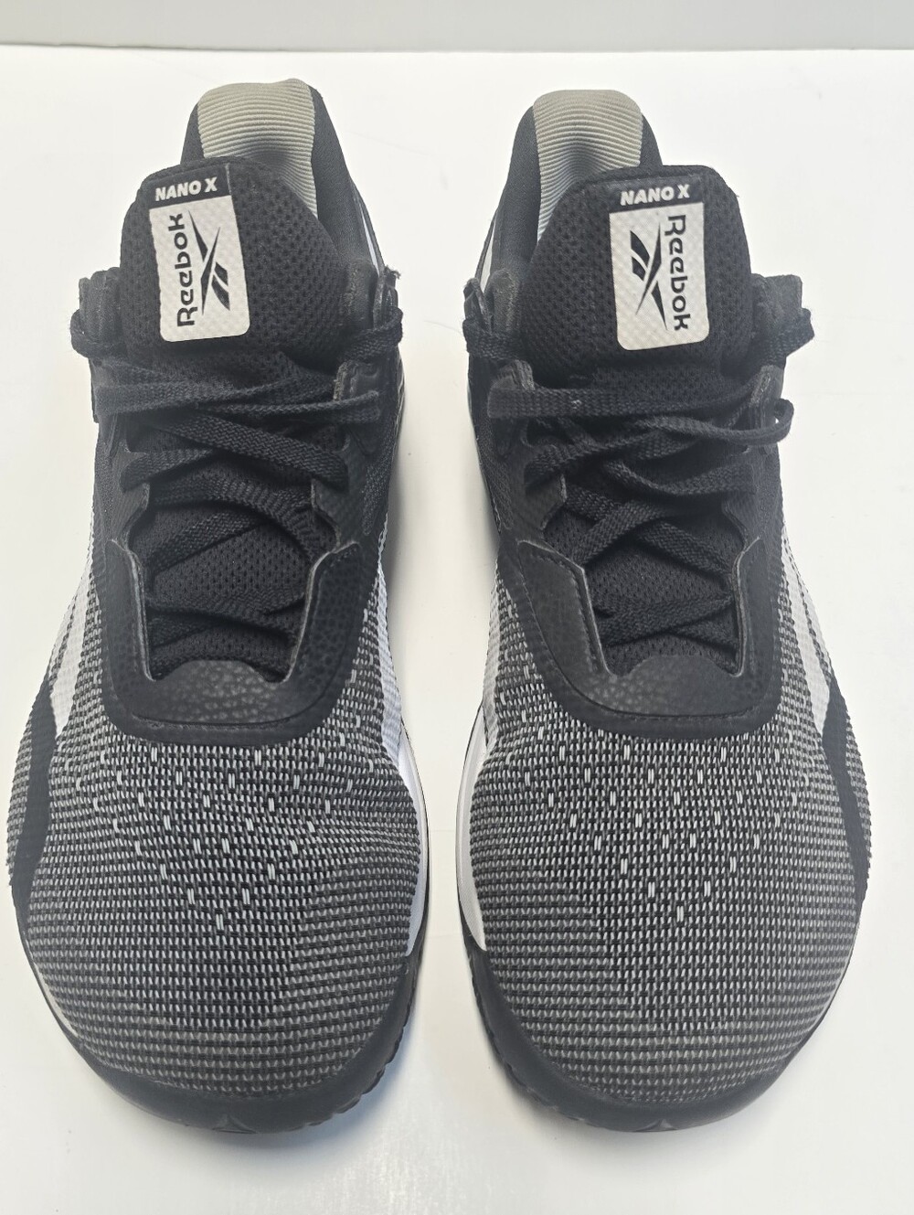 Reebok Nano X Women's Size 10.5 Black White CrossFit Training Shoes Sneakers